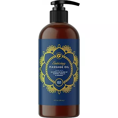 Vanilla Scented Massage Oil For Couples - Easy Glide Relaxing Aromatherapy Body  • $16.29