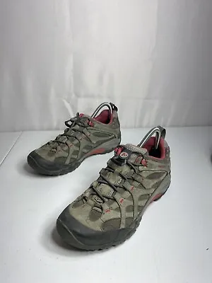 MERRELL Women's Chameleon Arc 2 Stretch Brown Leather Hiking Trail Shoe Sz 8.5 • $23