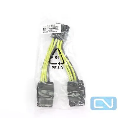 NEW NVIDIA Dual 8 To 8 Graphics Power Cable 030-0571-000 Tesla K80 M60 M40 P100 • $7