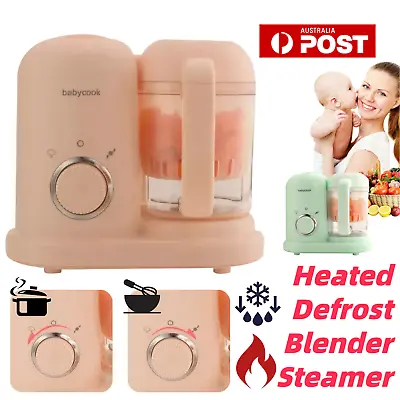 Electric Baby Food Processor Juicer Puree Blender Steamer Defrost Heated Maker  • $94.85
