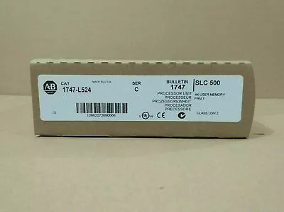 New Factory Sealed Ab 1747-l524 /c Slc 500 Cpu Processor Unit Module 1747l524 • $230.14