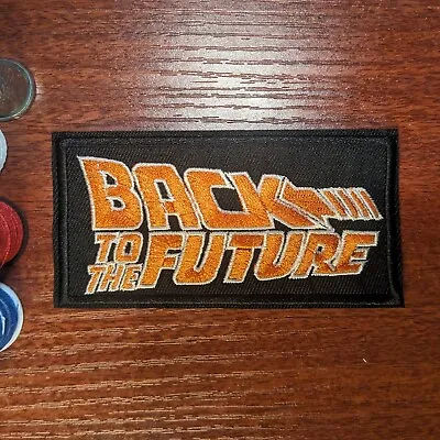 Back To The Future Patch Classic 80s Movies Films Embroidered Iron On Patch 2x4  • $5