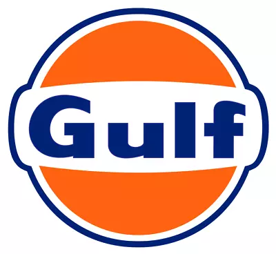 Gulf Vintage Style Vinyl Sticker Car Truck Decal Gasoline Petroleum Racing Gas • $5.99