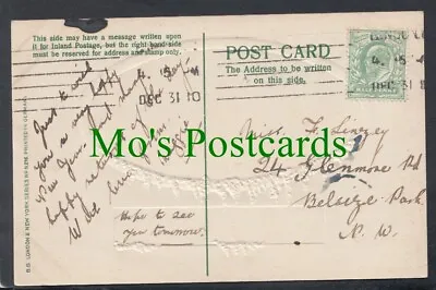 £3.99 • Buy Genealogy Postcard - House History - 24 Glenmore Road,Belsize Park,London RF6656