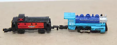 Vintage Micro Machines Steam Train Power Sound Locomotive & Caboose Only • $11