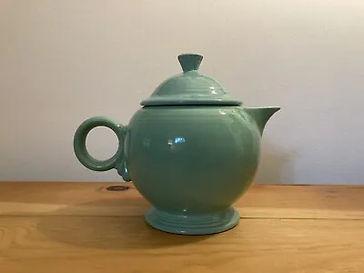 Vintage Fiesta Original GREEN  Medium Tea Pot W/ Lid  ~ • $29
