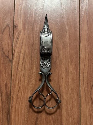 £29.35 • Buy Antique Victorian Silver Plate Candle Wick Cutter Scissor Snuffer Trimmer