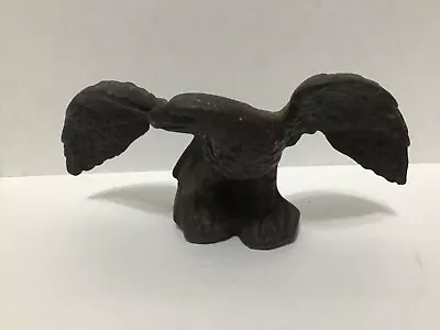 Vintage American Bald Eagle 5 Inch Metal Statue Figurine ** Estate Sale Find ** • $24