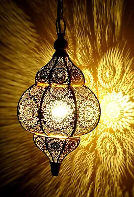 £73.92 • Buy Moroccan Lamps Pendant Metal Ceiling Light Hanging Lantern Lamp 