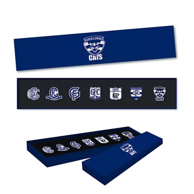 AFL Evolution Pin Set - History Logos - Geelong Cats • $64.95