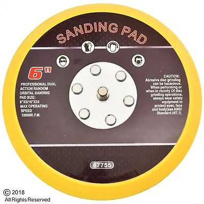 6  PSA Face Sanding Pad Air Pneumatic Sander Grinder Tool  • $9.95