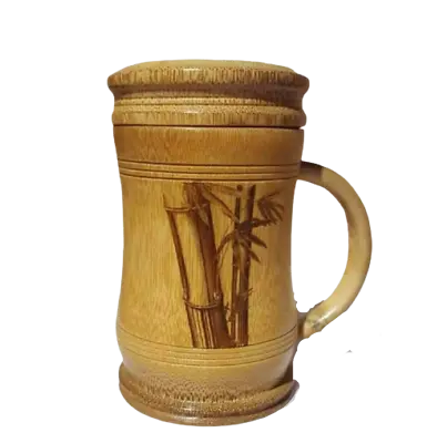 Bamboo Mug Natural Drinking Cup Eco Friendly Travel Mug Disposable Quality Good • $45