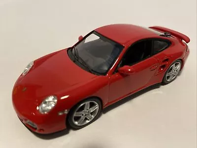 Minichamps Porsche 997/911 Turbo RARE Red 1:43 Dealer Ltd Ed WAP02013116 EX-MIB • $99