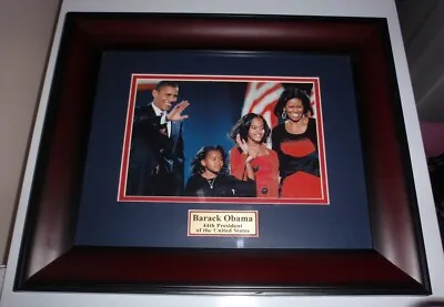 FRAMED Barack Obama Commemorative Family Photo 44th President Collectible Gift! • $18.69