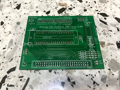 Amstrad CPC External CPU  PCB ****Amstrad CPC464 CPC6128 **** • $10