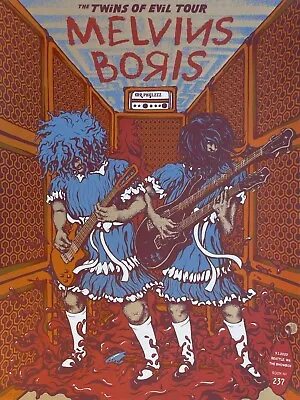 MELVINS & BORIS - 18x24  Signed AP Screenprinted Official Show Posters - Seattle • $75