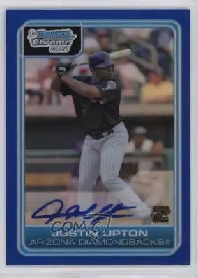 2006 Bowman Chrome Prospects Blue Refractor /150 Justin Upton Rookie Auto RC • $52.29