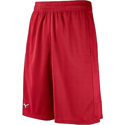 Mizuno Men's Foray Training Short With Pockets 9  Inseam - XXL (Red) • $22.99