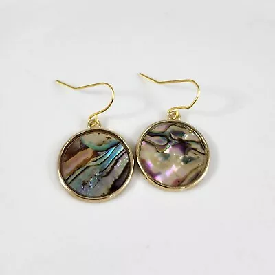 Abalone Shell Earrings Handmade Earrings Dangle Earrings Women Earrings  • $15