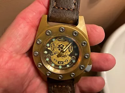 Piotr Ch Bronze Renegade 2022 Solid Bronze Watch 46mm All Hand Made Small Batch • $899
