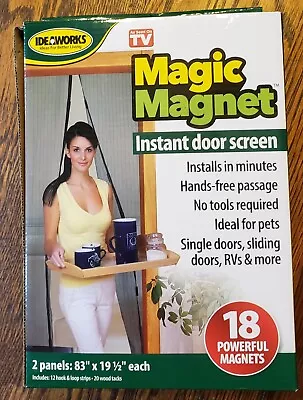 HandsFree Instant Screen Door Single & Sliding Door Magic Magnet No Tools Needed • $25