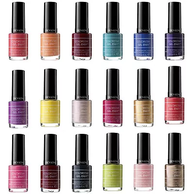 $49.99 • Buy Lot Of (50) ASSORTED REVLON GEL ENVY NAIL POLISH COLOR - Great Mix! 