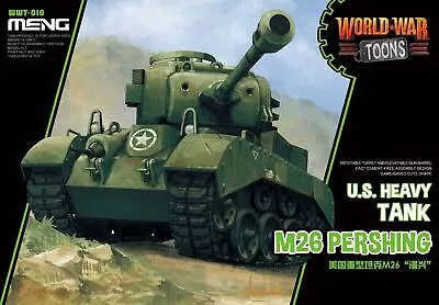 Meng Models World War Toons - US Heavy Tank M26 Pershing  [Q Version] • $16.06