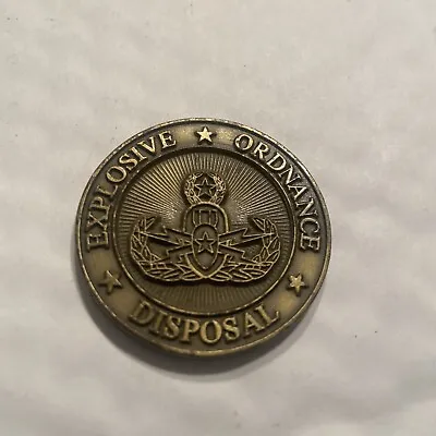 EOD Explosive Ordnance Disposal  Initial Success Or Total Failure Challenge Coin • $9.50