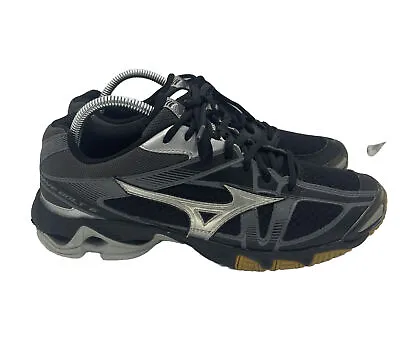 Mizuno Wave Bolt 6 Volleyball Shoes 430224 9073 Black Grey Women's U.S Size 10 M • $31.99