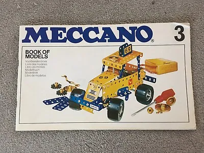 Vintage Original Meccano Book Of Models 3 - VGC With All Pages • £5.49