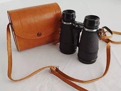 Vintage Vicki Binoculars With Leather Case 4X40 Made In Japan #20334 • $24.90