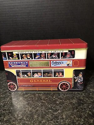 Vintage Cadbury Double-Decker Bus Cookie Tin • $10.99