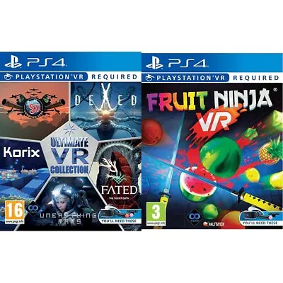 $35.84 • Buy The Ultimate VR Collection PS4 Game (PSVR Requi (Sony Playstation 4) (US IMPORT)