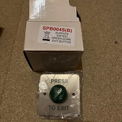 £13 • Buy Press To Exit Green Dome Push Button Open Release Switch Access Control System