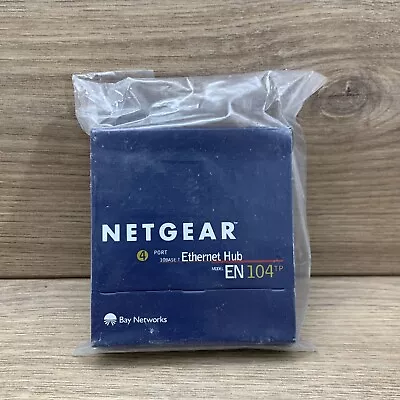 Netgear EN104TP Four Port Hub 10Mbps With AC Adapter (READ) • $25.99