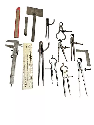 Lot Of 14 Machinists Tools. Various Conditions • $39.99