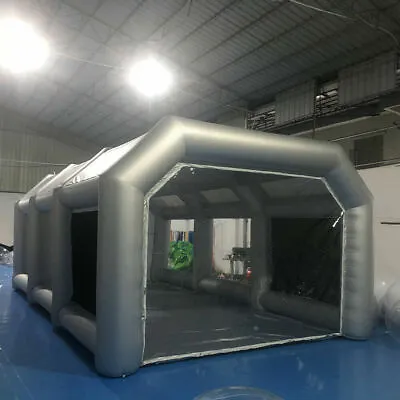 Inflatable Paint Booth Portable Spray Paint Car Tent 2-Filter System 20×10×8 FT! • $426.55