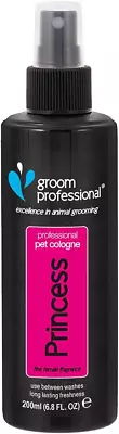 £11.18 • Buy GROOM PROFESSIONAL Princess Pet Cologne, Excellence In Animal Grooming, Dog With