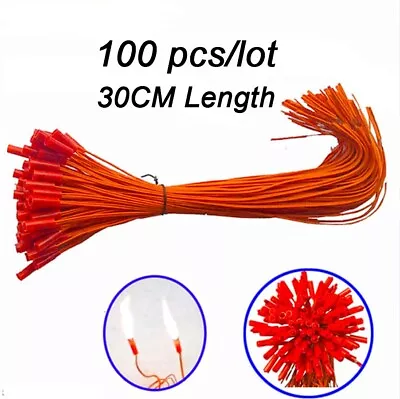 100 Pcs 30CM Electric Connecting Wire For Fireworks Firing System Match Igniter • $26.10