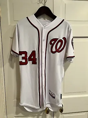 $50 • Buy Bryce Harper Nationals Majestic Jersey Size 40