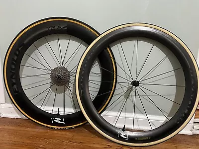 Raynolds 58/72 Aero Tubular Carbon Wheelset 700c Road Bike / TT  • $399