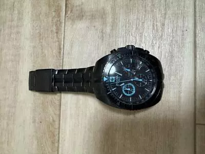 Zodiac ZO5532 Men’s Watch Chronograph Quartz Analog Round 43mm Black/Blue • $359.92