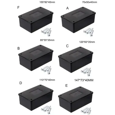 Plastic Instrument For Case Junction Box Enclosure Plastic Electronic Project • £7.25