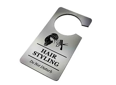 Hair Styling Hair Dresser Hair Dressing Do Not Disturb Room Door Sign Hanger • £14.99