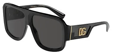 $370.70 • Buy Dolce & Gabbana DG 4401 Shiny Black/Grey 58/14/140 Men Sunglasses