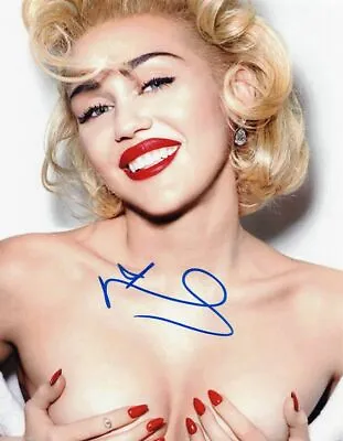 Miley Cyrus Autograph Signed Photo Print 1 • £6.89