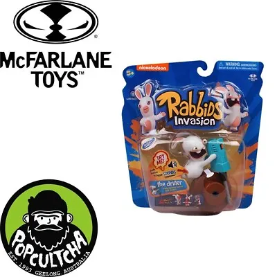 Rabbids - Rabbids Invasion Sounds And Action Driller 3  Figure (Series 1)  New  • $8.80