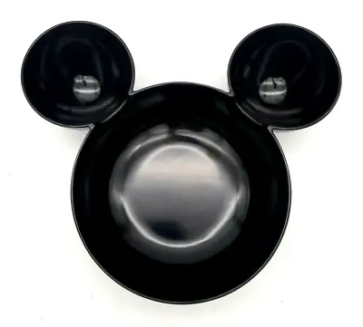 Zak! Designs Black Disney Mickey Mouse Ears Melamine Chip And Dip Bowl Large • $24.95