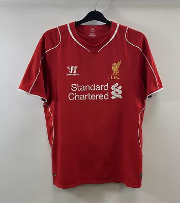 Liverpool Home Football Shirt 2014/15 Adults Large Warrior E850 • £19.99