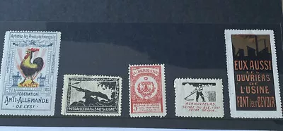 $6.09 • Buy Vintage Cinderella Poster Stamps. In Fine Condition.